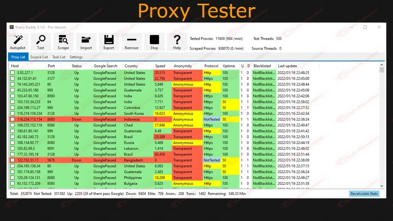 Proxy Buddy V3 - Fully Automated Proxy Scraper & Tester