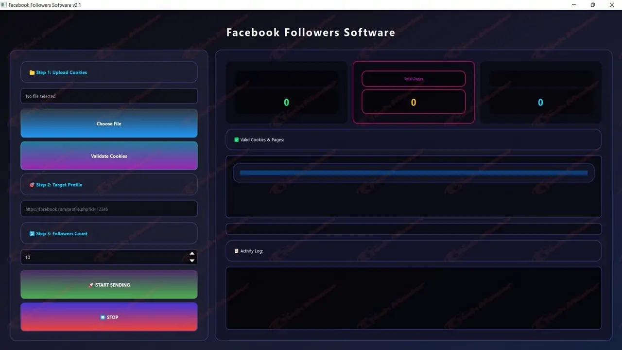 Facebook Unlimited followers software